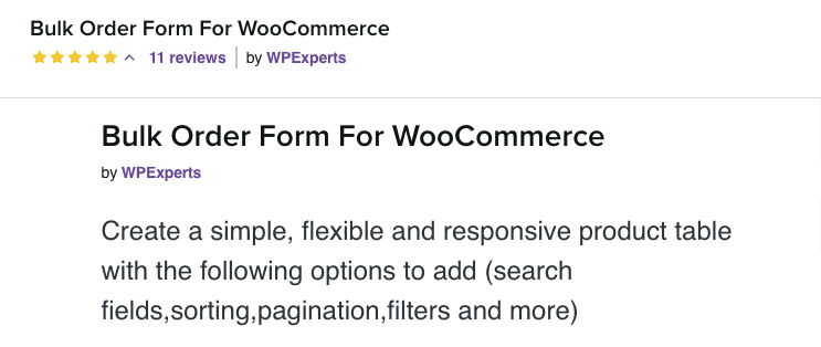 Best WooCommerce Product Table Plugins in 2022