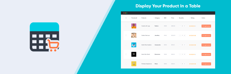 woocommerce product table plugin woo product table pro